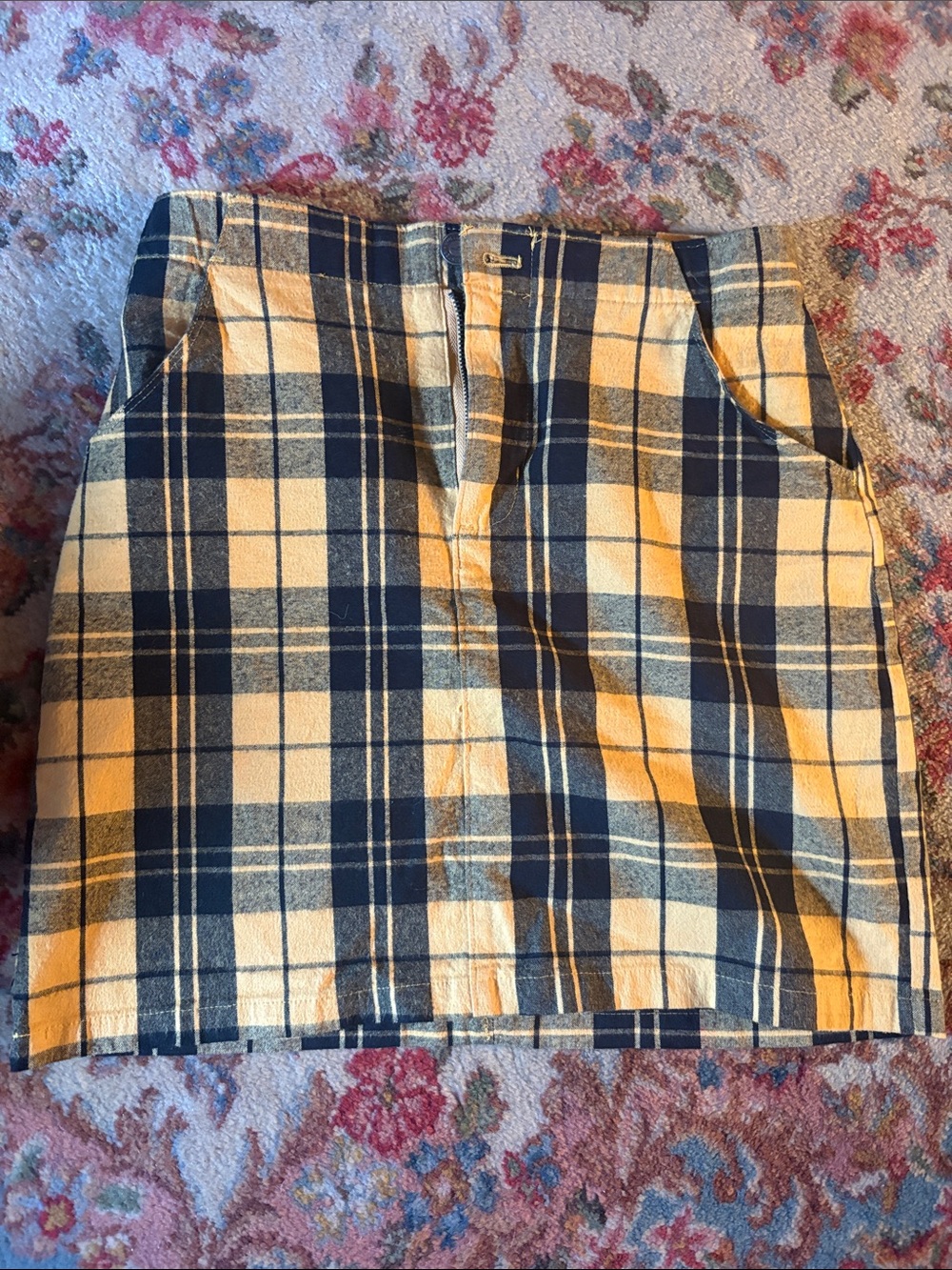 Hollister plaid mini